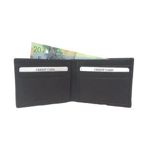 Genuine Lambskin Leather Men's Card Wallet  #4018